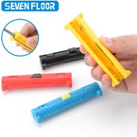 Round Grip Spring Lever Electrical Wire Stripper Pen Rotary Coax Coaxial Cable Wire Pen Cutter Audio Video Cable Stripping Tool