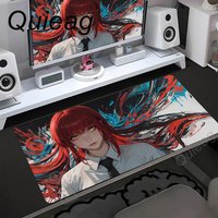 Chainsaw Man Makima Mousepad Xxl Computer Accessories Gaming Mouse Pad Office Pads Pc Extended Carpet Large Game Mat Gamer Anime