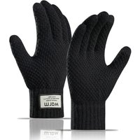 AliExpress NONE Thermal Winter Gloves For Men Thickened Warm Fleece Lined Anti-Slip Touch Screen Thermal Windproof Cycling Gloves