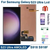 AMOLED LCD Touch Screen Digitizer For SamsungGalaxy S23 Ultra 5G LCD, S918, S918B, S918U ,S918F AMOLED Display with Defects