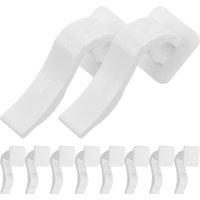 10Pcs Radiator Cover Support Clip Set Innovative Clip Design Long Term Use Space Saving Towel Hook Radiator Hanger