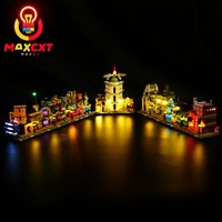 MAXCXT LED Light For LEGO 76444 Diagon Alley ™ Wizarding Shops DIY Decorative Lamp (Not Include Lego Building Blocks Set )
