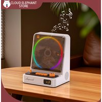 Hot Sales Multifunctional Album CD Player HiFi Speaker Bluetooth Wireless Retro DiscMusic Machine Portable Camping Record Player
