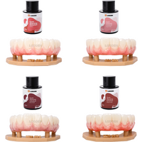 LODDEN Dental Light Curing Stain Glaze Paste for all Ceramics Dental Lab Materials Acrylic Gums Crown Simulated Modification KIT