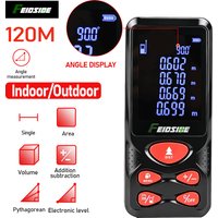 FEIDSIDE 80M 120M Laser Distance Meter with Angle Measurement Multifunctional Digital Laser Rangefinder Handheld Construction