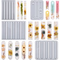 Rectangle Bookmark Epoxy Resin Silicone Mold Casting Mould For DIY Transparent Craft Keychain Jewelry Making Supply Accessories