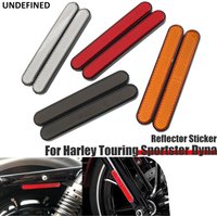 Für Harley Sportster Dyna Universal Motorrad Reflektor Rechteck Satteltasche Latch Abdeckung Front Reflektoren Fall Sicherheit Warnung
