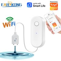 Tuya WiFi Smart Water Leak Sensor Liquid Leakage Alarm Overflow Level Detector Flood Protection SmartLife APP