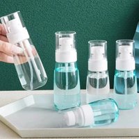30/60/80ml Travel Sub-bottled Sunscreen Spray Bottle Customized Can Transparent Plastic Bottle For Travel Convenience