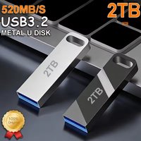 Metal Memory Stick USB Flash Drive adapter USB 3.0 128GB 256GB 512GB High Speed Metal Mini U Disk Pendrive 1TB 2TB U Disk