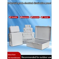 P66 Electrical Plastic Enclosure ABS Power Junction Box Outdoor Waterproof Distribution Box for Electric Instrument Project