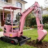 Mini Excavator 0.8 Ton Compact Crawler Bagger For Backyard Renovation And Trenching High Quality Hydraulic Small Digger Tool