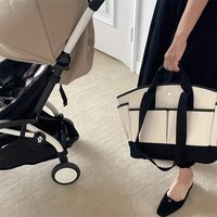 Diaper Canvas Mommy Bag Large Capacity Organizer Pouch Babies Accessories Waterproof Multifunctional Handbag Fashion Nappy