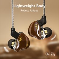 CCZ in ear HiFi bass immersive sound headphones for drummers musicians singers stage earplugs patented earplug headphones