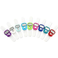 1-50pcs 5 Digital LED Electronic Handheld Tally Counter Clicker Counter Finger Counter Ring with Islamic Tasbih Bead