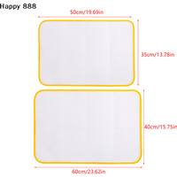 Heat-Resistant Ironing Mesh Fabric – Protective Insulation Pad For Domestic Ironing Boards, Anti-Scalding Mat, Randomly Colored