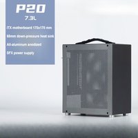 P20 Portable A4 Portable Host SFX Power Supply Mini Compact Ultra-Small All-Aluminum ITX Case