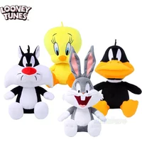 New 20cm Classic Looney Tunes Bugs Bunny Cartoon Stuffed Animal Doll Tweety Cyclone Daffy Plush Toy Figure Children's Gifts