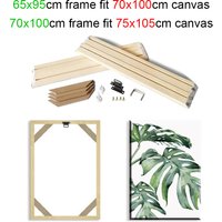 65x95 70x100cm Wall Art Canvas Frames Wooden 30x40 40x60 50x70 Photo Frame Canvas Diamond Painting Frames Canvas Wood Wall Art