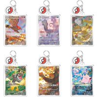 For Pokemon Nihil Zero Talonflame Aurorus Espurr Original Acrylic Selfmade Cute Cartoon Anime Keychain Pendant Toy Gift 5cm