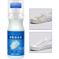 No-Wash Foam Shoes Cleaner 100ml White Shoe Stain Remover Polishin For Leather Canvas Athletic Boots Sneakers Edge Dirt Cleaning