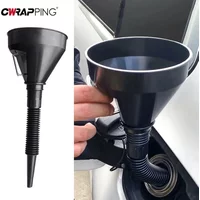 1PC Oil Fuel Funnel Heavy Duty Car Tool with Flexible Hose Filter Strainer Leak-Proof Design for RV Motorcycle Car Accessories