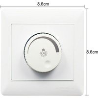 New 220V Light Dimmer Switch Adjustable Brightness Controller For Filament Lamp