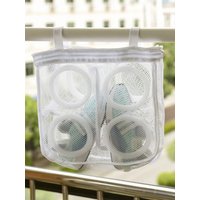 Sneaker Washing Bag, Fabric Durable and Reusable Mesh Laundry Bags with Zipper, Travel Organization Bag