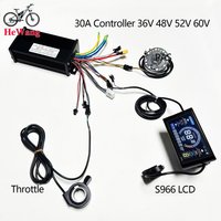 AliExpress NONE 1000W-2000W 30A/40A sine wave controller with S966 LCD PAS and Throttle,36V 48V 64V for UART 2 E-mountain bike motorcycle repair