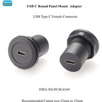 USB C Converter Coupler Extender usb 3.1 C panel mount pass through socket USB C Female to Female Connector USB C Jack Socket