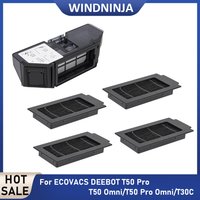 For Ecovacs Deebot T50Pro/T50 Pro Omni/T50 Omni Robot Vacuum Cleaner Accesories Dust Box Hepa Filter Dust Collection Bin