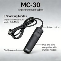 MC-30 Wired Remote Shutter Release Control MC30 for Nikon Z9 Z8 D850 D810 D700 D800 D5 D4s D500 D300S D300 F6 Camera Accessories