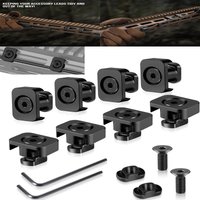 8PCS Pressure Switch Cable Guides Compatible with M-LOK System Flashlight Laser Wire Management Clips with M-LOK System