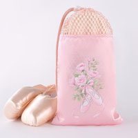 Dance Bag Ballet Shoes Organizer Pink White 1PC Waterproof Storage Pouch for Professional Students