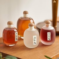 Empty Glass Swing Top Bottle Fermentation Jar Kombucha Brewing Equipment DIY Beer Wine Mead Making Kit Airtight Flip Lid