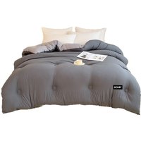 Couette épaisse et chaude pour la maison, toutes saisons, hypoallergénique, douce et agréable pour la peau, pour dortoir, étudiant, maison, hiver, tailles Queen, King, Twin