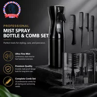 5/9/11pcs set Hair Styling Comb Spray bottle Professional Hairdressing Comb Set For All Hair Types And Styles For Barber Salon