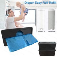 Refills Bags Compatible with Diaper Genie Easy Roll,For Diaper Genie Signature & Platinum Pails,Diaper Pail Refill Bags 30Pc/Box