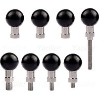 1 inch 25mm Ball Head Mount Adapter M8 M10 M6 Screw post bracket phone holder Electric Motorcycles Bike mirror For 1 inch Mount