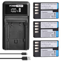 2000mAh D-Li109 Battery and Charger for Pentax K-30, K-50, K-70, K-S2, Kr, KP, K-S1, K-500