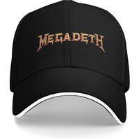 Megadeths metal music lovers Baseball Cap Outdoor Gym Sunscreen Hip Hop Hats Men Women Vintage Print Baseball Caps