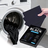 10-Piece Black Fabric Dye Tablet Intensive All-Purpose Black Shirt Color Restoration Tablets for Synthetic Polyester Denim Linen