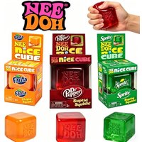 Schylling Needoh Jellyfish & Cube Squishy Toy Soft Jelly Squeeze Sensory Fidget Toy Stress Relief for Kids Adults