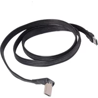 USB 2.0 Micro To Type-C Straight Flat Up/Down Bend Flat Cable 30cm 20cm Drone Charging FFC FPV Soft Cable Cell Phones Data Cable