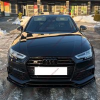Przedni Splitter Zderzaka do Audi S4 / A4 S-Line B9 2015-2019, Czarny Połysk, ABS, Zewnętrzna Nakładka, Zestaw Body Kit, Akcesoria Tuningowe