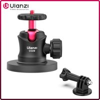 Ulanzi CO29 Magnetic Action Camera Mount with 360° ballhead with1/4'' Screw for Gopro for Insta360 Smartphone Holder Vlog