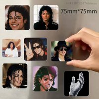 Dance King Michael Jackson MJ Refrigerator Magnets Cute Cartoon Magnetic Personality Decorations Creative Gifts