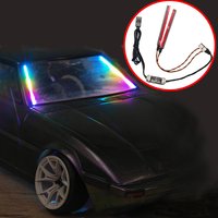 Drift A-Pillar Light Throttle-Linked Display Lights Strip 5-8.4V Upgrade Lamp Kit Y Connecting Wire for RC Car/Vehicle Parts