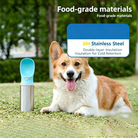 New Arrival Cross-border Hot-selling Pet Dog Travel Cup Water Bottle Outdoor Drinking Water Feeding Portable Large Capacity