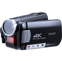 Ordro 4K Video Camera Digital Camcorder for Youtuber Vlog IR Night Vision Full HD Professional Filmadora Camara